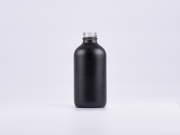 Schwarzglasflasche 250ml, 28/410, ohne Montur