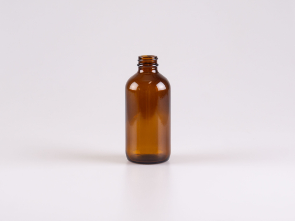 Braunglasflasche 250ml, 28/410, ohne Montur