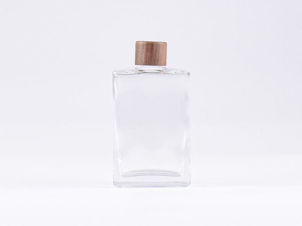 Klarglasflasche Miro 100ml - Schraubverschluss Walnut