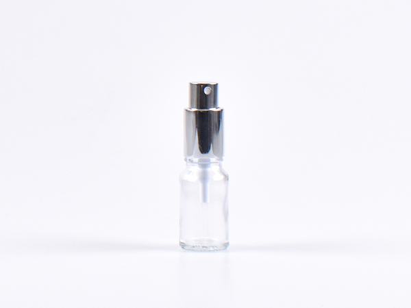 Klarglasflasche 10ml, mit Zerstäuber Aluminium, 4 Color