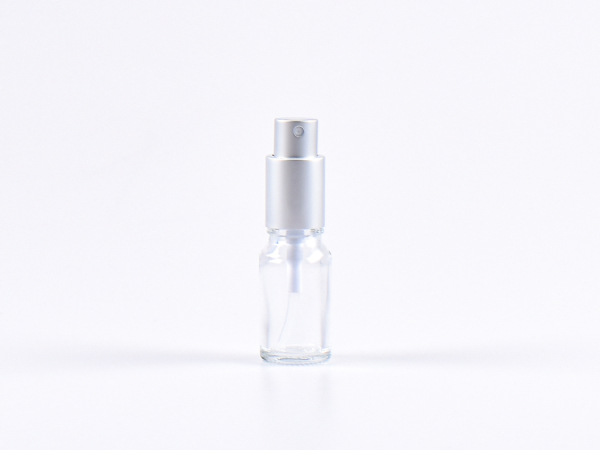 Klarglasflasche 10ml, mit Zerstäuber Aluminium, 4 Color