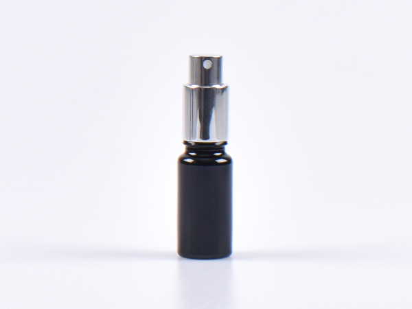MIRON Violettglasflasche 10ml, mit Zerstäuber Aluminium, 4 Color