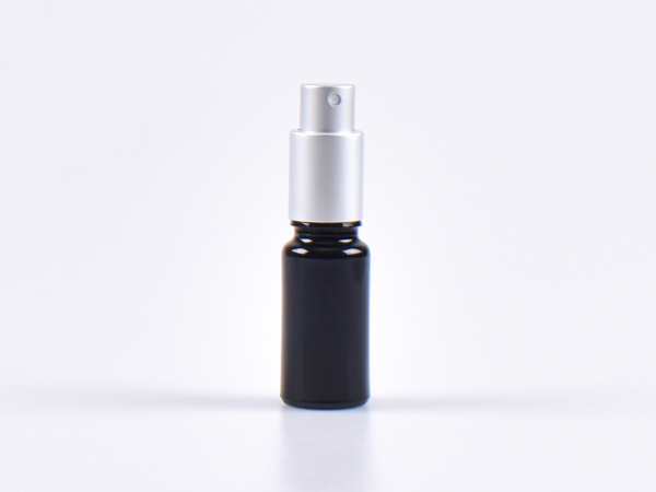 MIRON Violettglasflasche 10ml, mit Zerstäuber Aluminium, 4 Color
