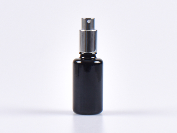 MIRON Violettglasflasche 30ml, mit Zerstäuber Aluminium, 4 Color