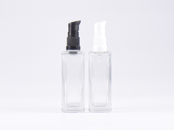 Klarglasflasche Miro 100ml - Lotionspumpe Kunststoff