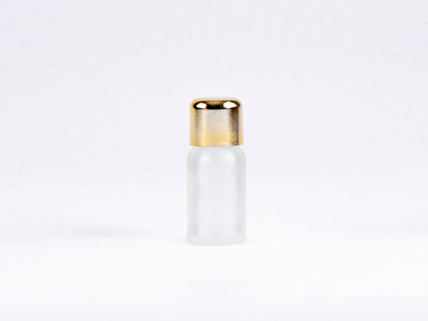 säuremattierte Flasche 10ml, mit Tropfmontur Gold