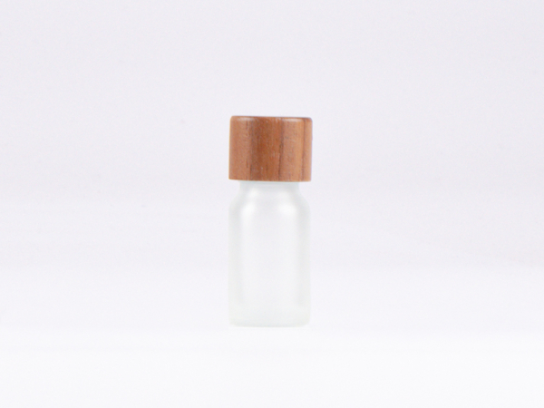 säuremattierte Flasche 10ml, mit Schraubverschluss Walnut