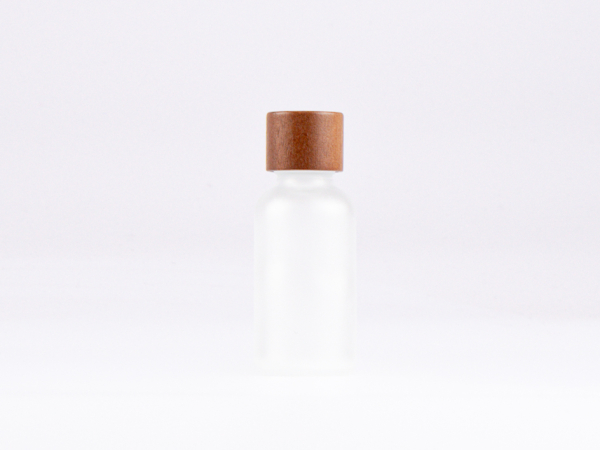 säuremattierte Flasche 30ml, mit Schraubverschluss Walnut