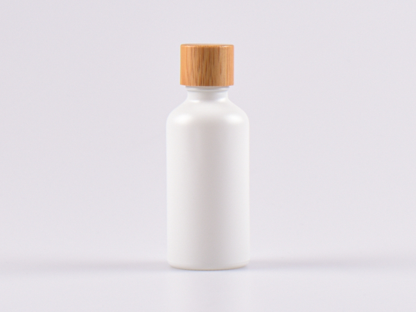 Glasflasche-mit-Schraubverschluss-Tropfmontur-Bambus