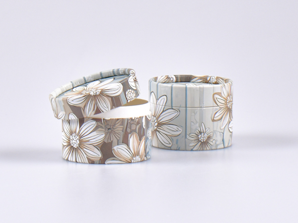 Dose "Eco Design Flower", 50ml, aus Pappe