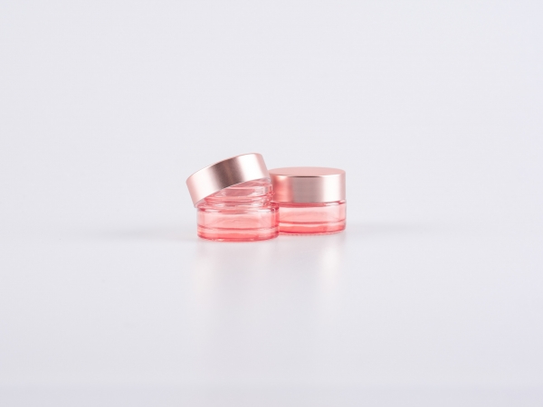 Salbendose "Lucy", 7ml, mit Deckel rosé