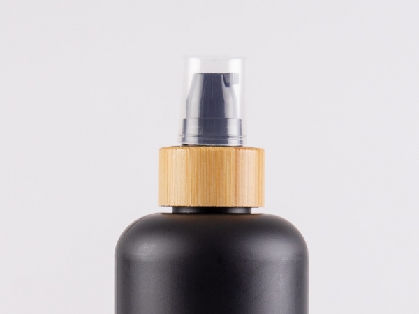 Lotionspumpe, Bambus, 24/410, schwarz/weiss