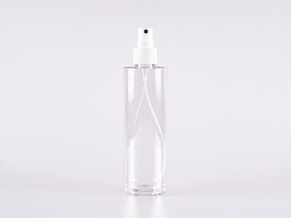 PET Flasche "Sharp" 250ml, Zerstäuber weiss