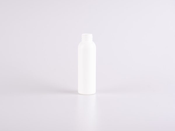 Flasche "Tara" 100ml, HD-PE weiss-matt, ohne Montur