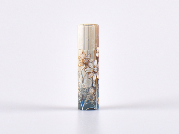 Lippenstifthülse "Eco Design Flower", 5ml, aus Pappe