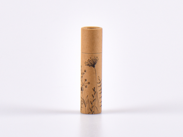 Lippenstifthülse "Eco Design Flower", 5ml, aus Pappe