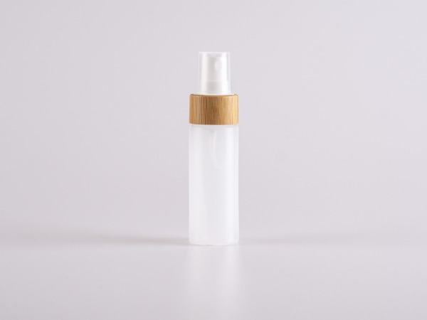 Flasche "Nasa" 50ml, LD-PE, mit Zerstäuber Bambus