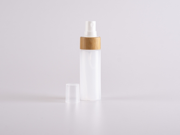 Flasche "Nasa" 50ml, LD-PE, mit Zerstäuber Bambus