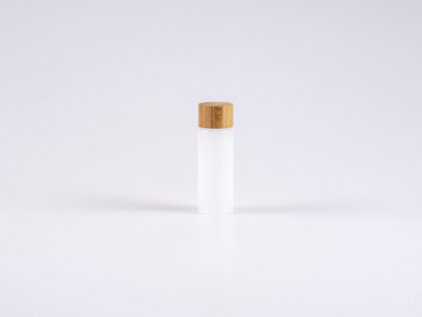 Flasche "Nasa" 50ml, LD-PE, mit Deckel Bambus