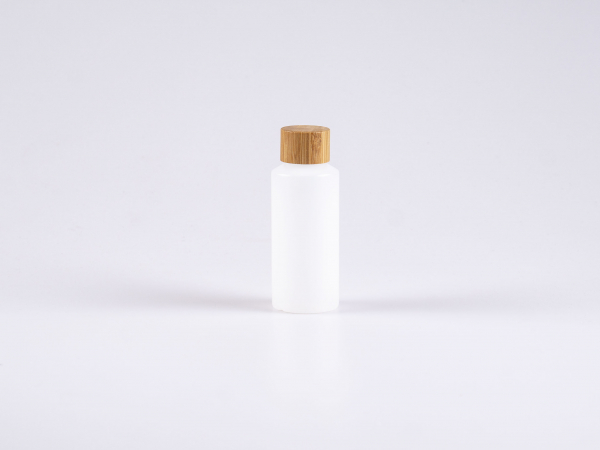 Flasche "Nasa" 100ml, LD-PE, mit Deckel Bambus
