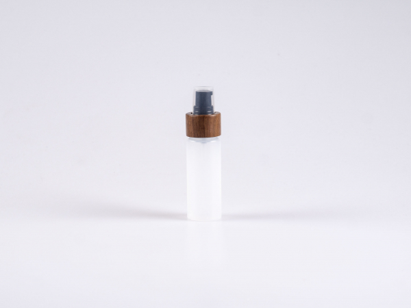 Flasche "Nasa" 50ml, LD-PE, mit Lotionspumpe Walnut