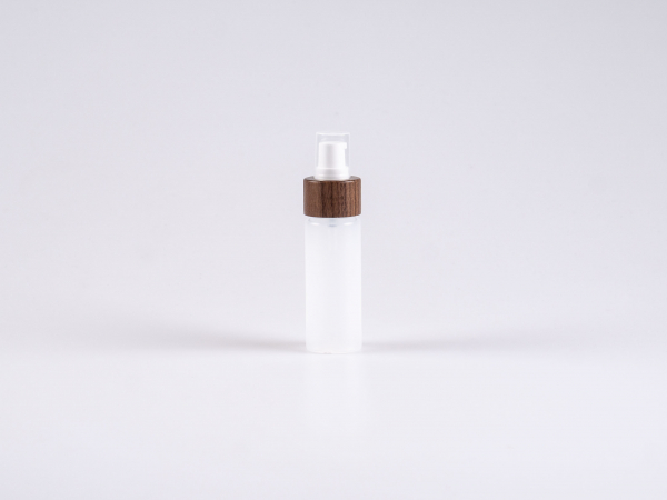 Flasche "Nasa" 50ml, LD-PE, mit Lotionspumpe Walnut