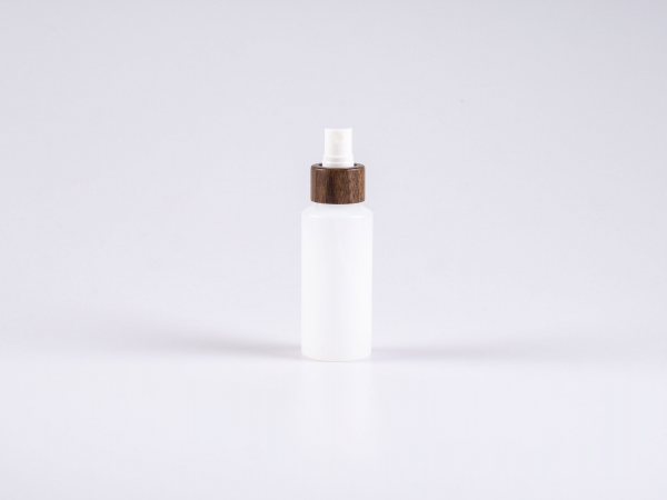 Flasche "Nasa" 100ml, LD-PE, mit Zerstäuber Walnut