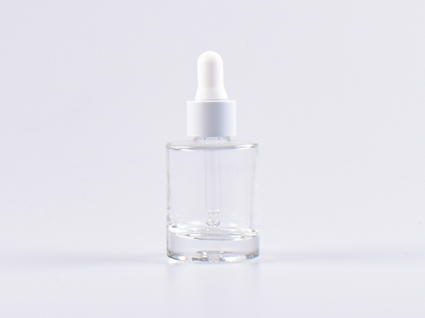 Glasflasche "Raoul" 30ml, mit Pipette weiss