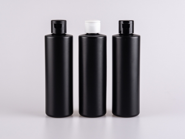 Flasche "Tara" 250ml, matt-schwarz, mit FlipTop schwarz