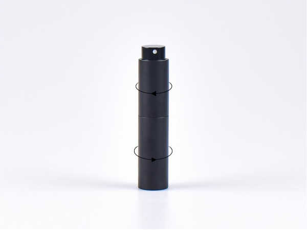 Zerstäuber "Twist", pastell, schwarz, 10ml
