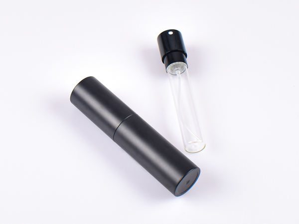 Zerstäuber "Twist" metallic, schwarz, 10ml