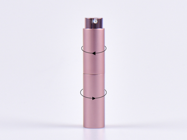 Zerstäuber "Twist" metallic, rosé, 10ml