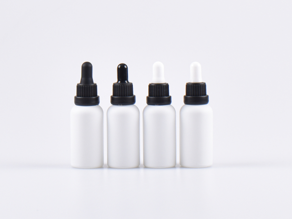 Weissglasflasche 10ml, mit Pipette OV schwarz