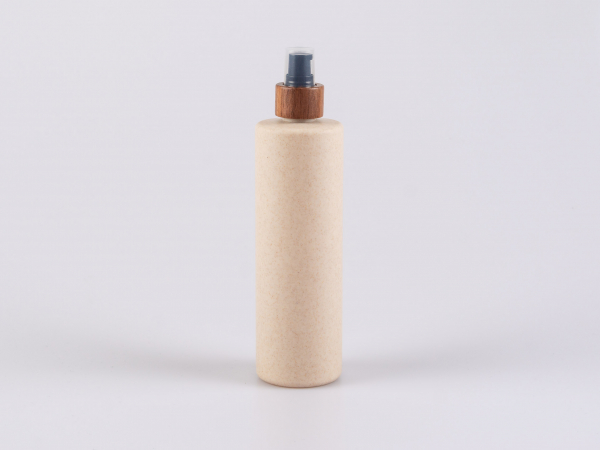 Bioflasche "CERES",  400ml, mit Lotionspumpe Walnut