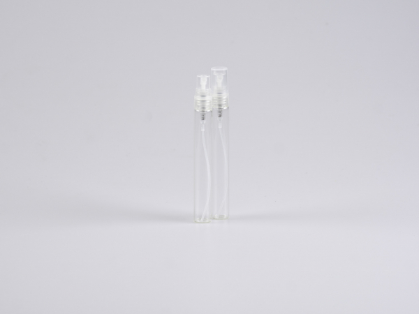 Zerstäuberflasche, Glas, schwarz und transparent, 10ml