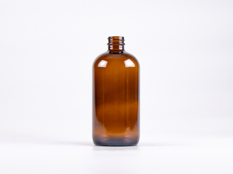 Braunglasflasche 500ml, 28/410, ohne Montur