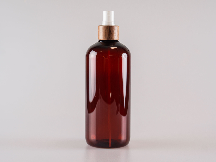 Flasche "Alex" 500ml, mit Zerstäuber Walnut