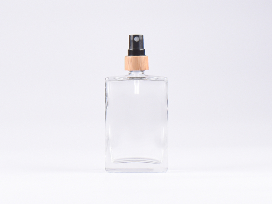 Klarglasflasche Miro 100ml - Zerstäuber Bambus