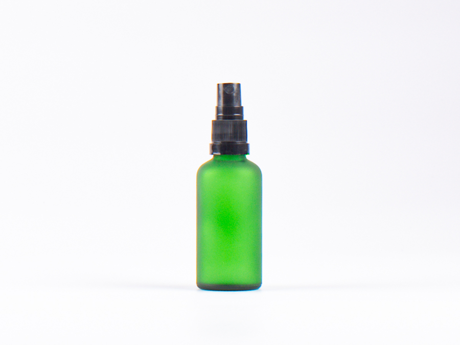 kosmetikflasche-schwarzmatt-glas