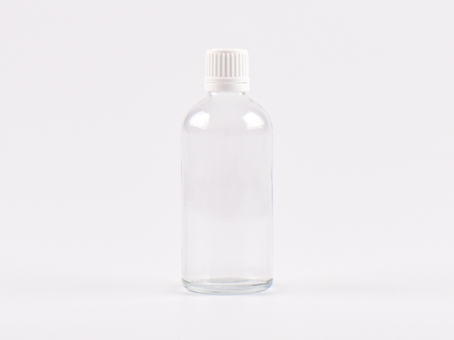 Flasche_Klarglas_Tropfflasche