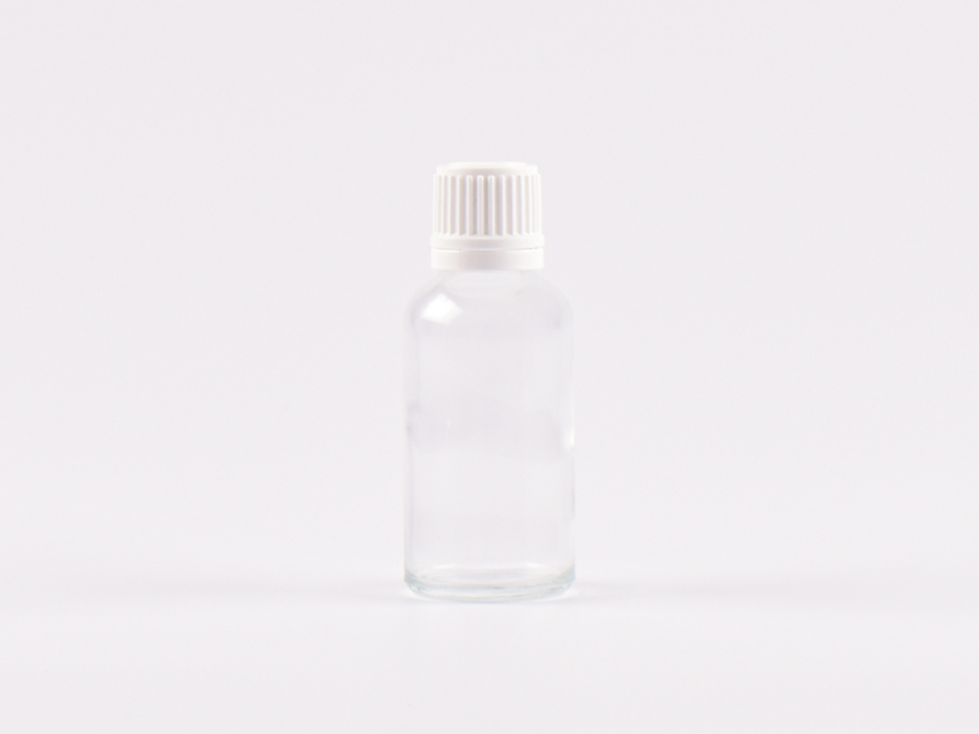 Flasche_Klarglas_Tropfflasche
