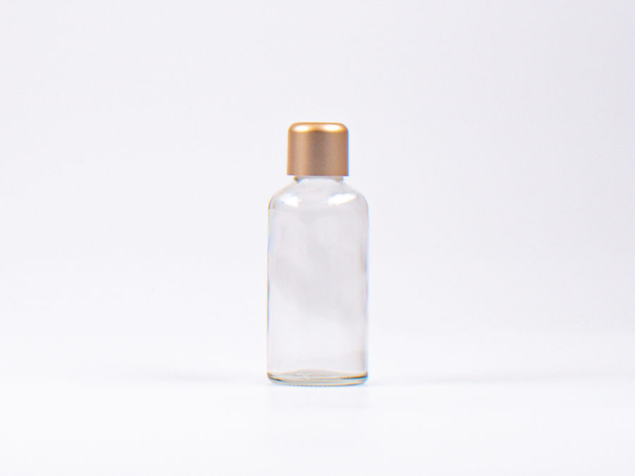 Glasflasche-mit-Schraubverschluss-Tropfmontur-Bambus