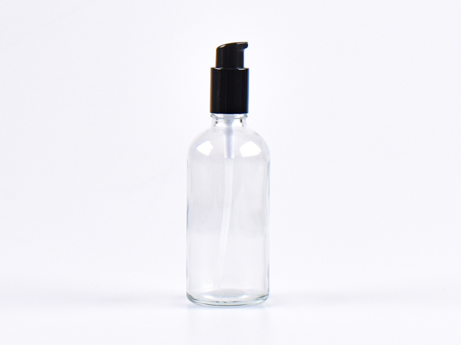 Flasche-Klarglas-Pumpe-100ml