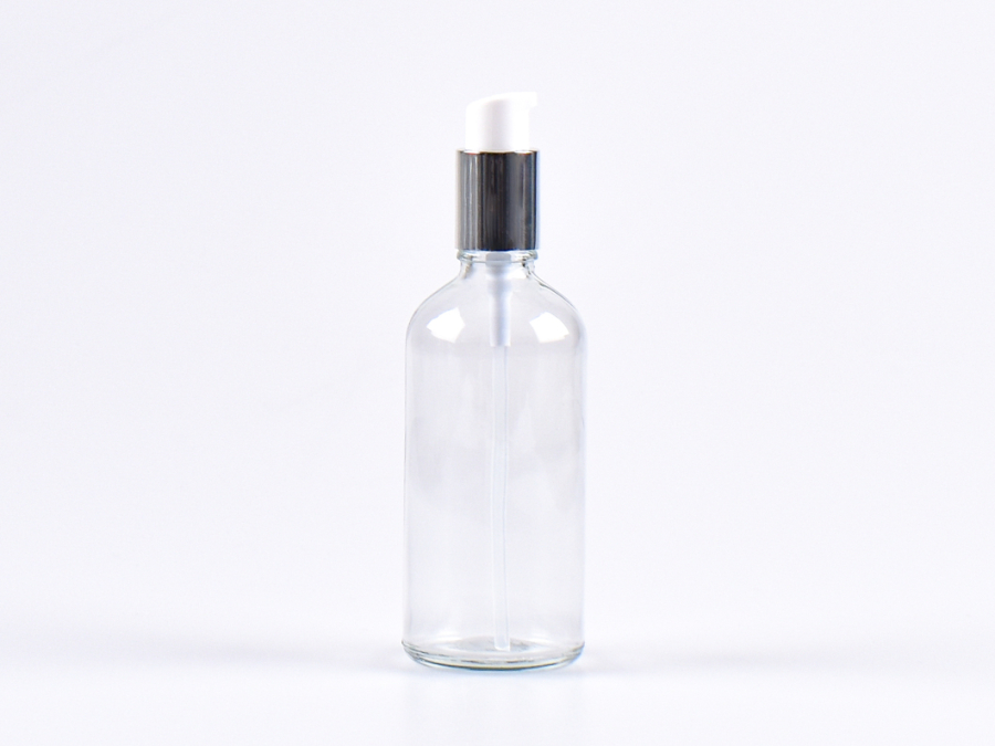 Flasche-Klarglas-Pumpe-100ml