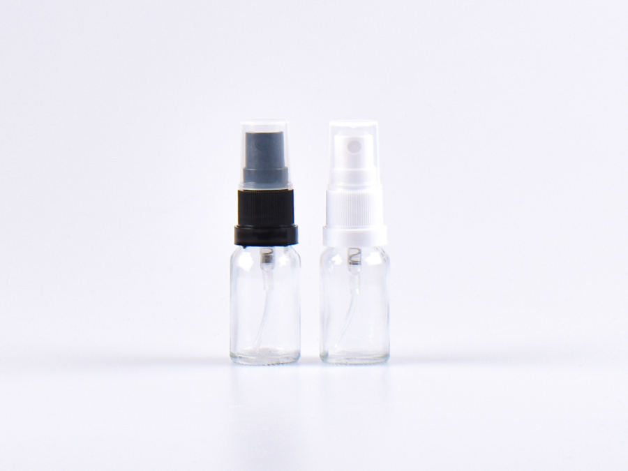 Klarglasflasche 10ml, mit Zerstäuber Kunststoff