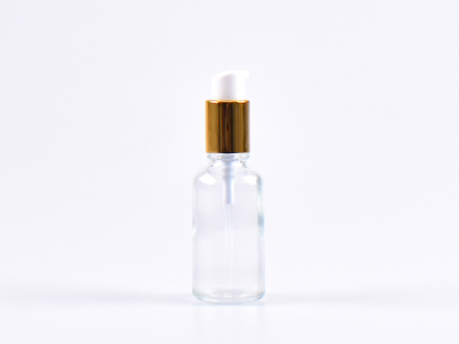 Flasche-Klarglas-Pumpe-30ml