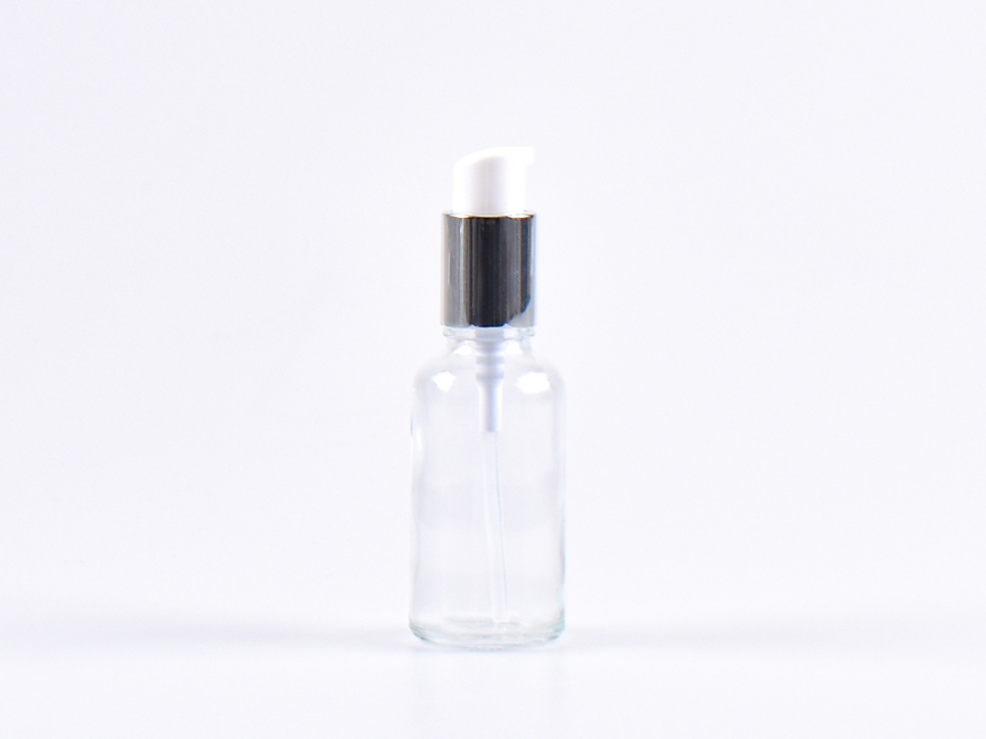 Flasche-Klarglas-Pumpe-30ml