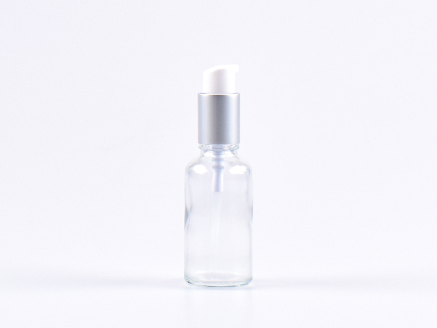 Flasche-Klarglas-Pumpe-30ml