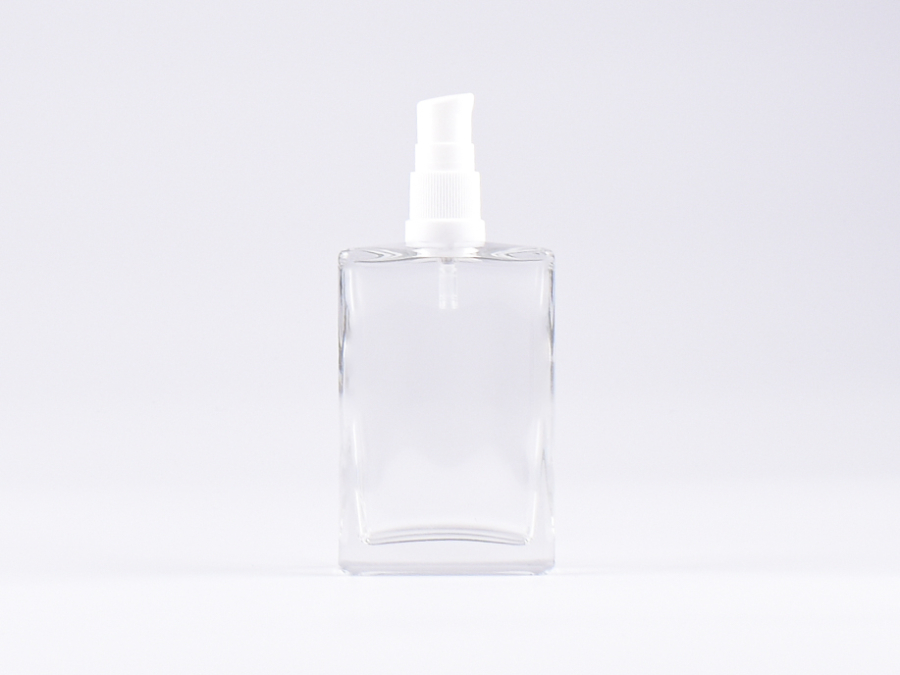 Klarglasflasche Miro 100ml - Lotionspumpe Kunststoff