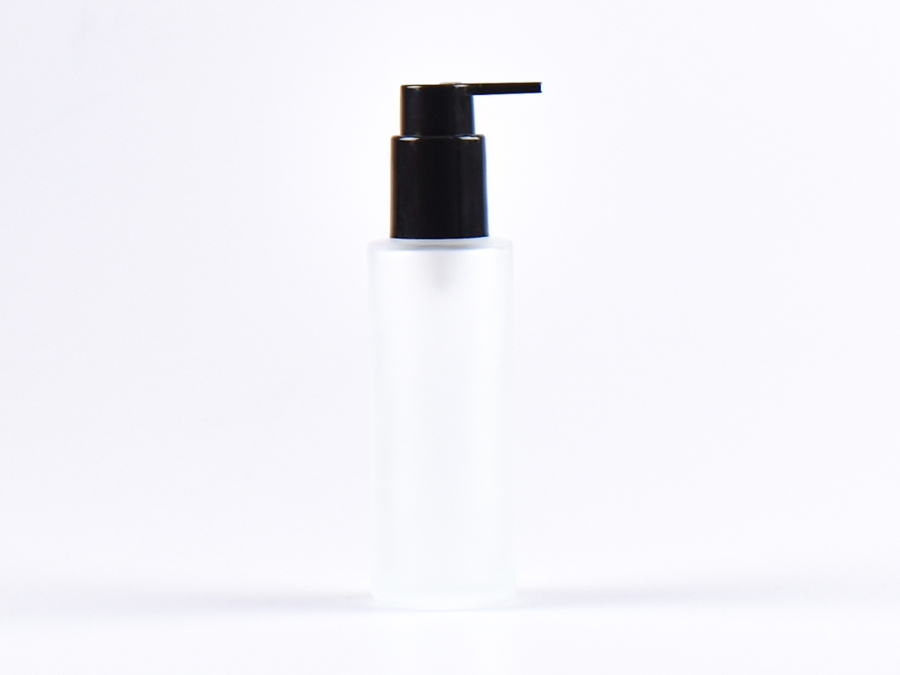 kosmetikflasche--mattiert-100ml-dispenser-schwarz